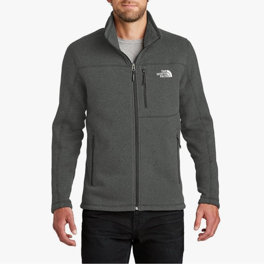 The North Face Sweater Fleece Jacket. Men's Black Heather XXL